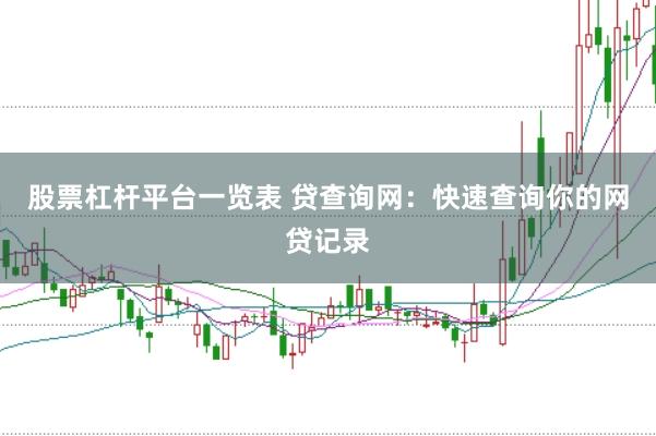 股票杠杆平台一览表 贷查询网：快速查询你的网贷记录